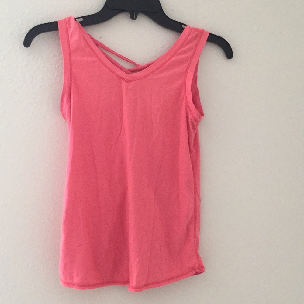 Pink athletic top